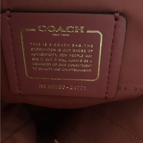 Coach New York Turnlock Leather Hobo Bag - Picture 10 of 10